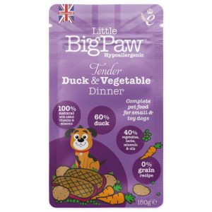 Little Big Paw Pouch And & Grønsager Dinner Fuld/ Vådfoder 150g