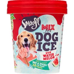 Smoofl Lav is til hund Køle hundesnack, Vandmelon med spiselige pinde