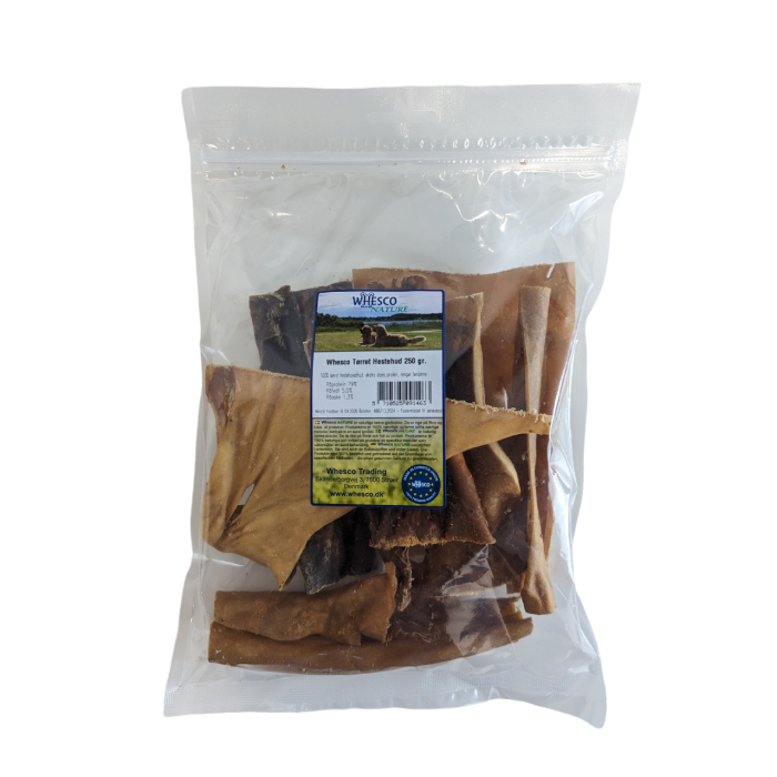Whesco Hestehud tørret Naturlig Snack til hund 250g