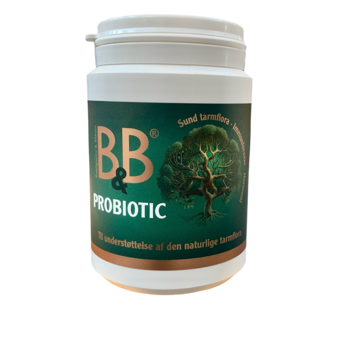 B&B Probiotic til hund understøtter den naturlige tarmflora 100 g