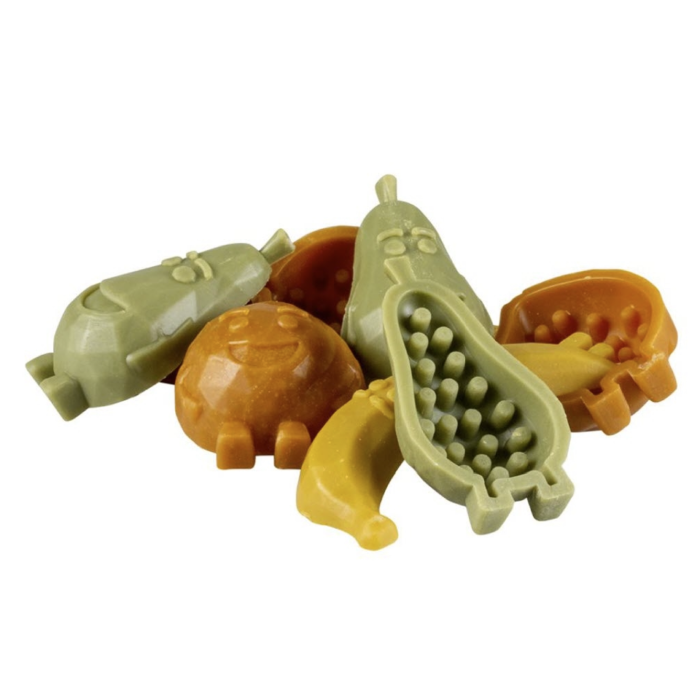 Garden bites Fruity Friends 6 cm. ps. Snack til Hund - 18 stk 270g