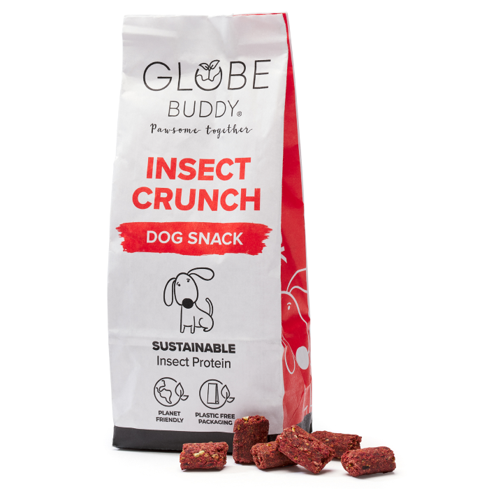 Globe Buddy Insect Crunch, knasende hunde godbidder, 200 g