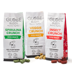 Globe Buddy Insect Crunch, knasende hunde godbidder, 200 g
