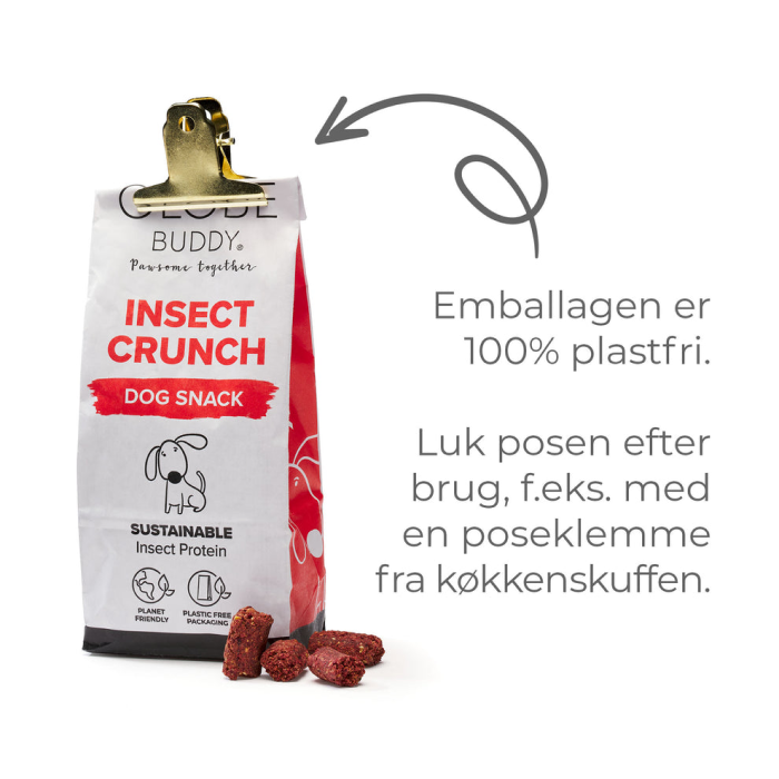 Globe Buddy Insect Crunch, knasende hunde godbidder, 200 g - Billede 3