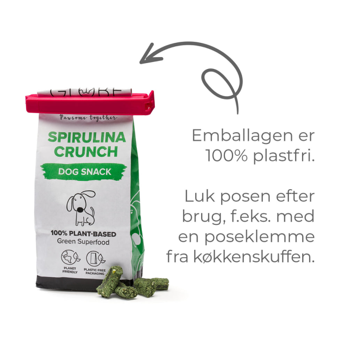 Globe Buddy Spirulina Crunch, knasende hunde godbidder, 200 g - Billede 3
