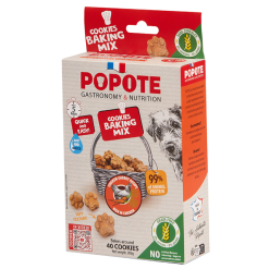 Popote Kornfri Kageblanding, hjemmelavede godbidder til hunde Kylling, 200g