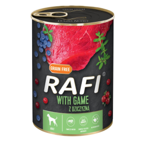 RAFI m/Vildt Blåbær & Tranebær Vådfoder til Hund, 400g
