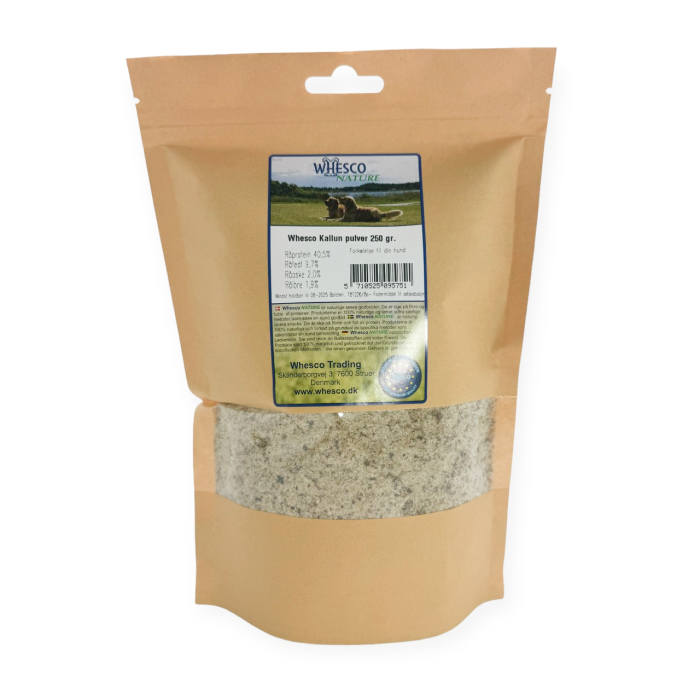 Whesco Kallun pulver Naturligt tilskud til hund 250g