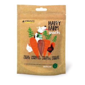 Croci Smagfuld snack til hund m Kylling & Gulerødder 80g