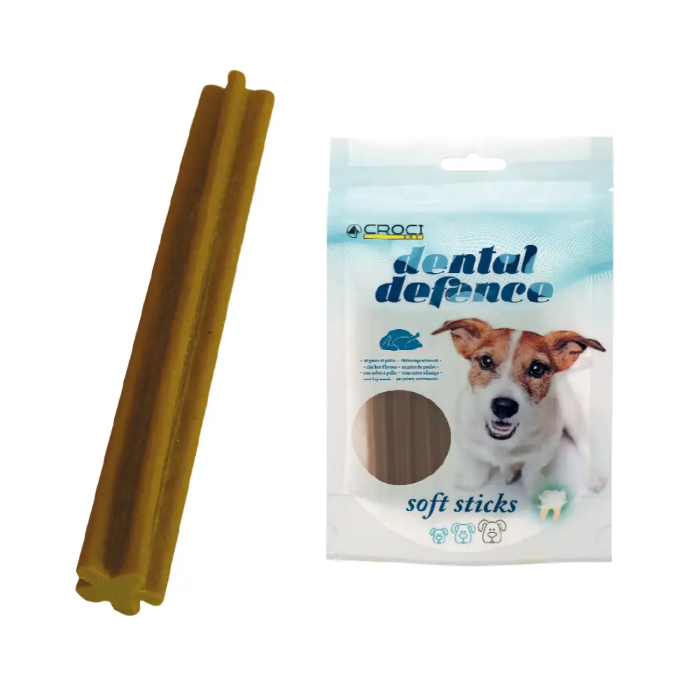 Croci Tandrensende Dental stick til hunde Bløde, Kylling, 80g