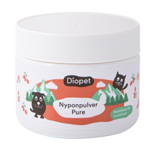 Diopet Nyponpulver Pure Fodertilskud af Hypenpulver Til Hund 150g