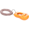 Flamingo Clicker med Spiral Snor Træning af Hunden, 4 Styrker Orange