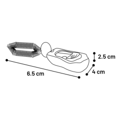 Flamingo Clicker med Spiral Snor Træning af Hunden, 4 Styrker Orange