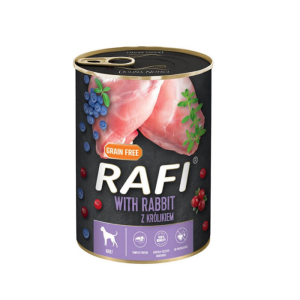 RAFI m/Kanin Blåbær & Tranebær Vådfoder til Hund, 400g