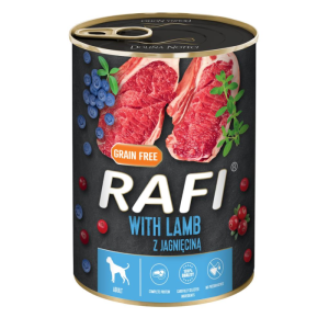 RAFI m/Lam Blåbær & Tranebær Vådfoder til Hund, 400g