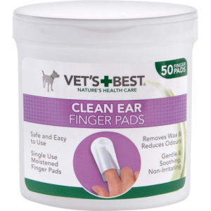 Vets Best Clean fingertut til ørepleje, 50 stk Pleje til hund