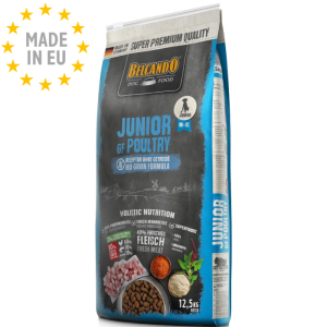 Belcando Hvalpe Tørfoder Hundefoder Junior GF Kornfri m Kylling 12,5 kg