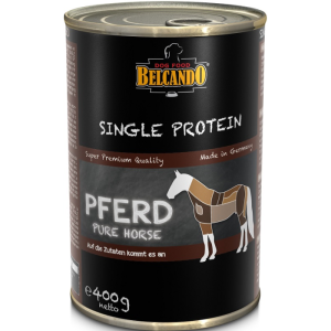 Belcando Single Protein Vådfoder Dåsemad Til hund Hest 400 g