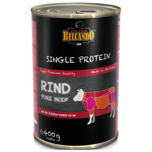 Belcando Single Protein Vådfoder Dåsemad Til hund Okse 400 g