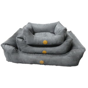 DC Comfort Alcantara Antrasitgrå Hundeseng 60cm /80cm