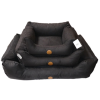 DC Comfort Alcantara Sort Hundeseng 60cm /80cm
