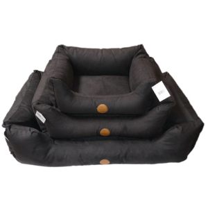 DC Comfort Alcantara Sort Hundeseng 60cm /80cm