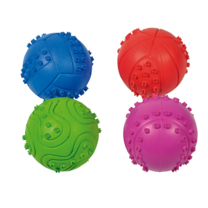 Nayeco Bold med piv Hunde legetøj 7 cm Ass farve