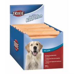 Trixie Tyggerulle m. Laksefyld, 12 cm, 100 stk