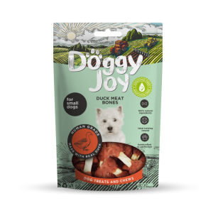 Doggy Joy Ande Meat Bones, sund Hunde snack til Små Hunde, 55g
