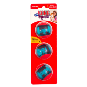Kong Leksak Squeezz Action Ball Hundelegetøj M Ø6cm