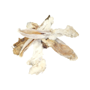 Whesco Kaninøre med pels Kødben/Hundesnack 1000g/1 Kg