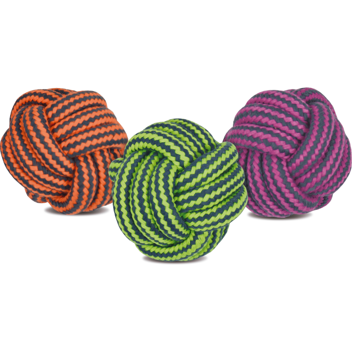 Nayeco Hunde Reb legetøj Til Hvalp Med Knude Ø5cm Ass farve