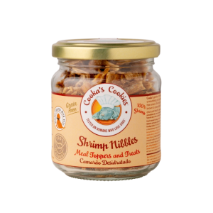 Shrimp Nibbles Hundemad og Foder pynt til hund 100 % Rejer Naturligt Tilskud