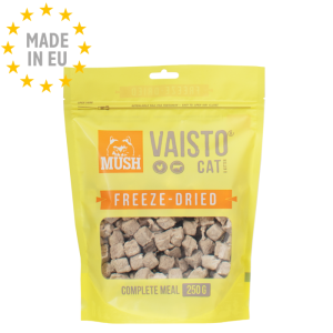 MUSH Vaisto - Frysetørret Kattefoder med Okse & Kylling 250g