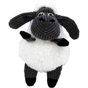 Kong Hunde Plys Legetøj Sherps Floofs Sort/Hvid, Ass farve ca 18 cm