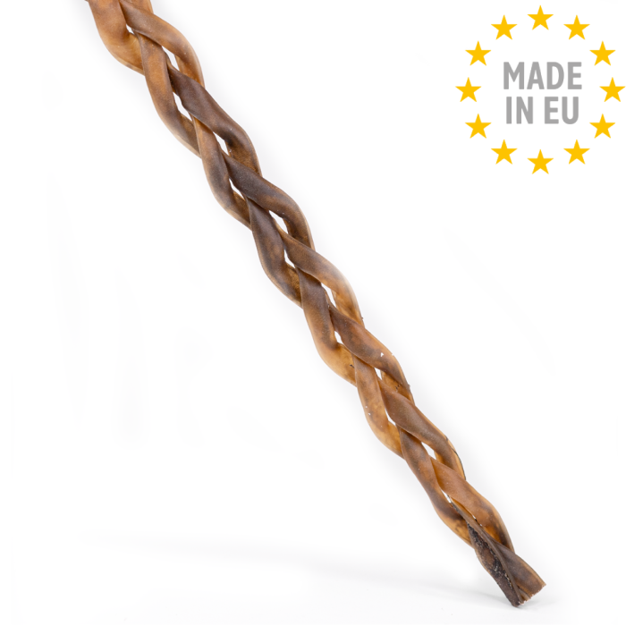 Snack'it Flettet Kamel Naturlig Tyggeben Hundesnack til hund 50 cm i folie