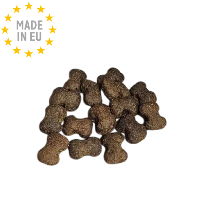 Spirit of Wild Beroligende Snack Kornfri til hund, And & Kylling, 120g, Fra EU
