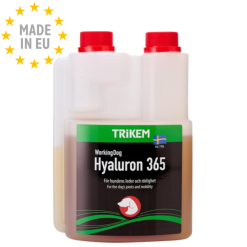Trikem Working Dog Hyaluron 365 fodertilskud til Hund, Joint/led & Mobilitet, 500ml