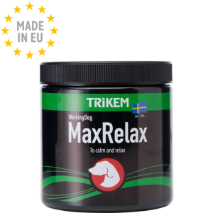 Trikem Working Dog MaxRelax fodertilskud til Hund, mod angst og stress, 450gr