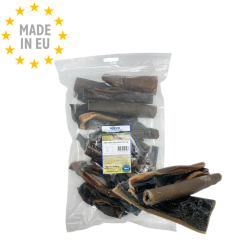 Whesco oksehovedhud Mørk ekstra hårdt Naturlig Hundesnack 1 kg