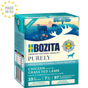 Bozita Dog Purely Pate Naturligt vådfoder Kornfri Lam & Kylling 370g