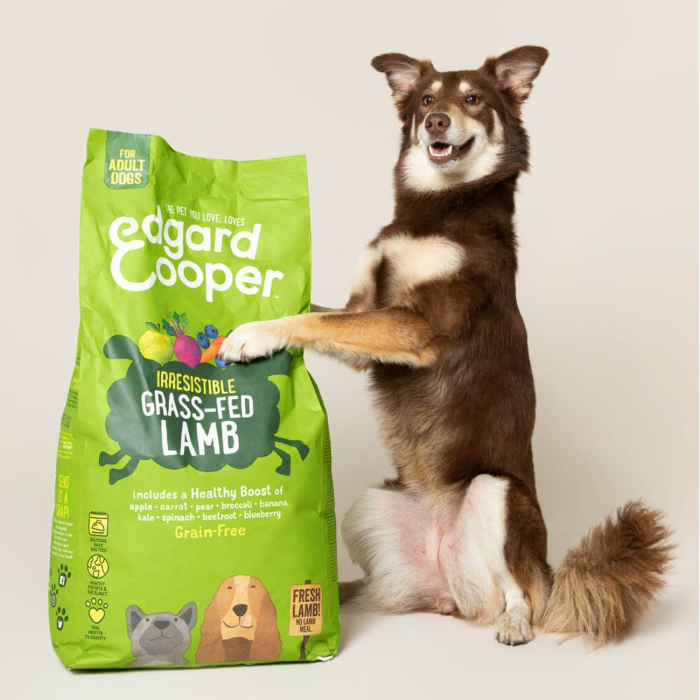 Edgar & Cooper Kvalitets Hundefoder Tørfoder Kornfri Fresh Grass-Fed Adult Lam- Fra EU, 2,5 kg - Billede 4