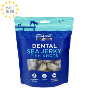 Fish4Dogs Dental Fish Knots - Sund Fiske Snacks til Hund 100g