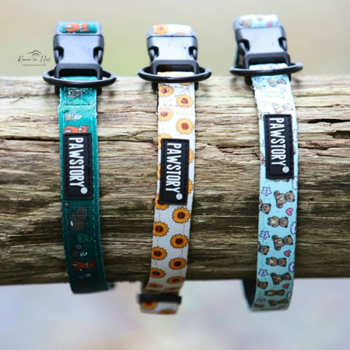 Pawstory Trail Buddy Halsbånd til Hund - Sunny Blossom