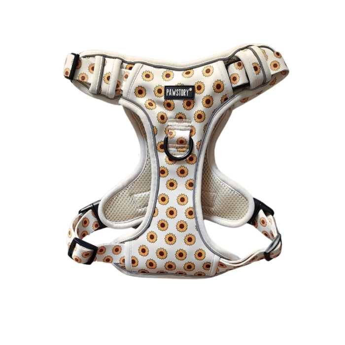 Pawstory Trail Buddy Harnass Sele til Hund - Sunny Blossoms
