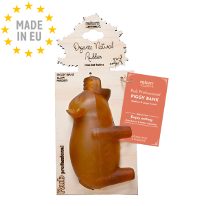 Retorn - Slidstærkt tygge legetøj til hund 100 % Øko harpiks, Piggy Bank, EU