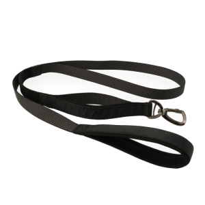 Dogman Emmi Sports Leash til Hund, Canicross, Sort 25mm x 180 cm
