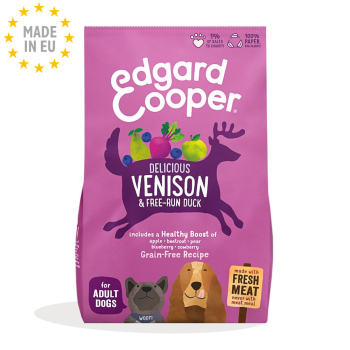 Edgar & Cooper Kvalitets Hundefoder Tørfoder Kornfri Free Run Adult And- Fra EU