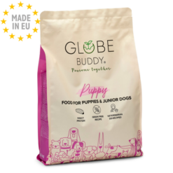 Globe Buddy Puppy, premium hvalpefoder Til Hund med insektprotein & fisk, 2,5 kg