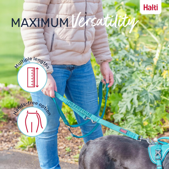 Halti Anatomy Multifunktions Hundeline Håndfri Hundesnor Magenta, 2 M - Billede 6